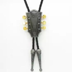 Guitar bolo tie